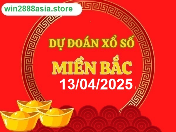 Soi cầu XSMB 13-04-2025 Win2888 Dự đoán cầu lô miền bắc chủ nhật