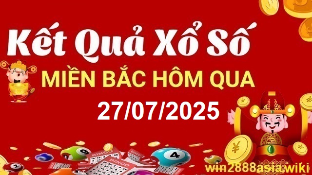 Soi cầu XSMB 27-07-2025 Win2888 Dự đoán cầu lô miền bắc chủ nhật
