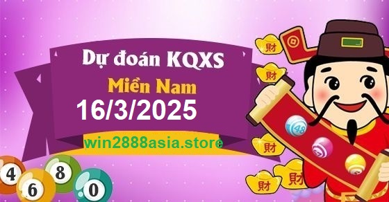 Soi cầu XSMN Win2888 16-03-2025 Dự đoán kqxsmn vip chủ nhật