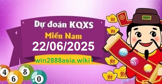 Soi cầu XSMN Win2888 22-06-2025 Dự đoán xổ số miền nam chủ nhật