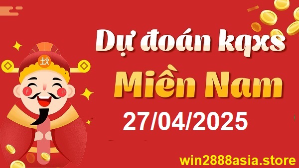 Soi cầu XSMN Win2888 27-04-2025 Dự đoán kqxsmn vip chủ nhật