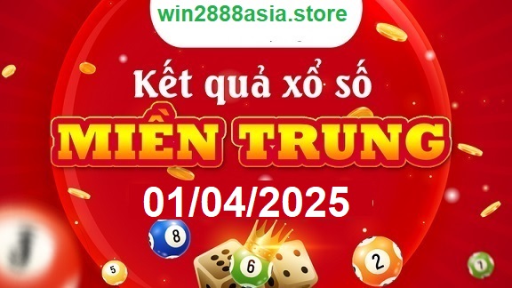 Soi cầu XSMT Win2888 01-04-2025 Chốt số xổ số miền trung thứ 3
