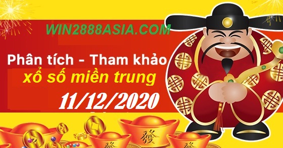 Soi cầu XSMT 11-12-2020 Win2888
