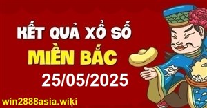 Soi cầu XSMB 25-05-2025 Win2888 Dự đoán cầu lô miền bắc chủ nhật