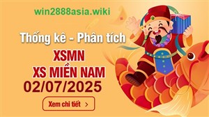 Soi cầu XSMN 02-07-2025 Win2888 Dự đoán Xỉu Chủ Miền Nam thứ 4