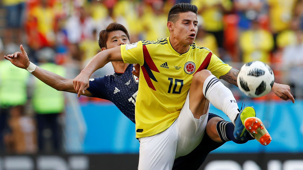 Rodriguez (10) liệu có trở thành người hùng của Colombia trong trận ngày 25/06 gặp Ba lan? - Win2888asia